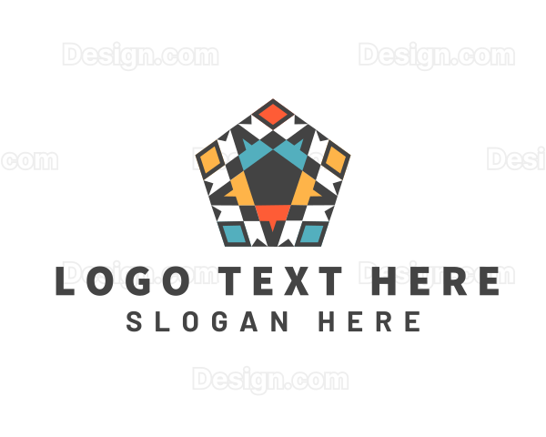 Pentagon Tile Pattern Logo