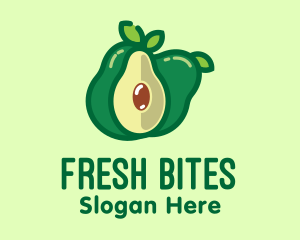 Fresh Avocado Fruit  logo design