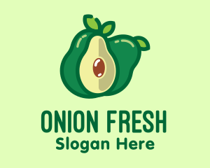 Fresh Avocado Fruit  logo design