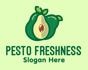 Fresh Avocado Fruit  logo design