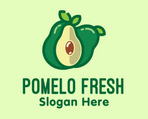 Fresh Avocado Fruit  logo design