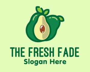 Fresh Avocado Fruit  logo design