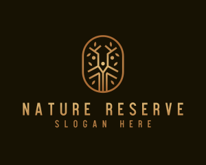 Bronze Natural Forest logo design