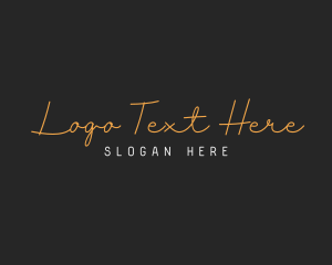 Classy Signature Cursive logo