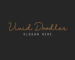 Classy Signature Cursive logo design