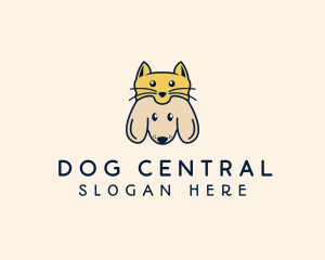 Dog Pet Cat logo design