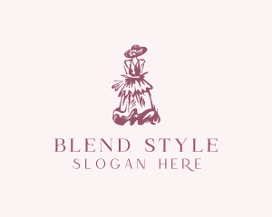 Couture Dress Styling logo design