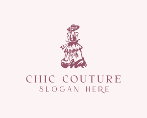 Couture Dress Styling logo design