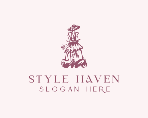 Couture Dress Styling logo design