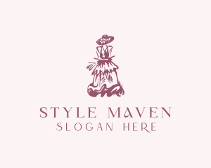 Couture Dress Styling logo design