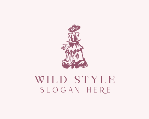 Couture Dress Styling logo design