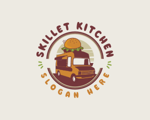 Burger Food Truck logo design