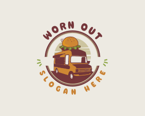 Burger Food Truck logo design