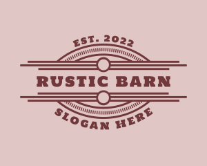 Western Saloon Rodeo logo design