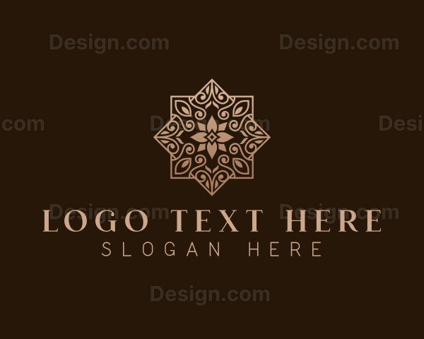 Decorative Flower Wellness Logo