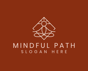 Yoga Spiritual Meditation logo design