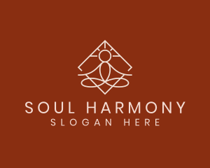 Yoga Spiritual Meditation logo design