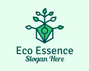 Natural Eco Pen  logo design