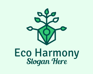 Natural Eco Pen  logo design