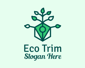 Natural Eco Pen  logo design