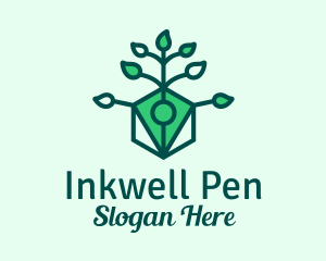 Natural Eco Pen  logo design