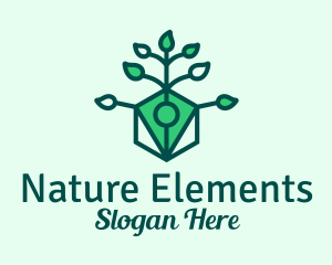 Natural Eco Pen  logo design