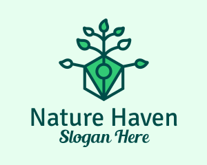 Natural Eco Pen  logo design