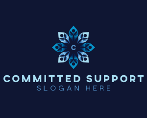 People Support Community logo design