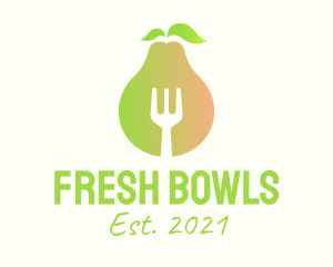 Healthy Pear Restaurant  logo design