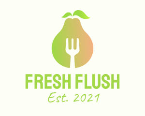 Healthy Pear Restaurant  logo design