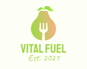 Healthy Pear Restaurant  logo design