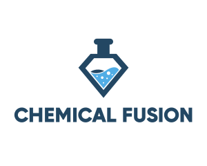 Diamond Lab Flask logo design