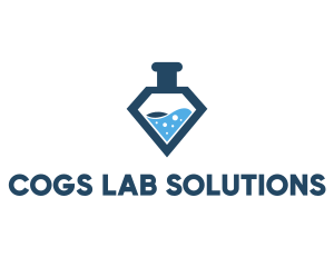 Diamond Lab Flask logo design