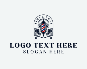 Grooming Barber Hairstylist logo