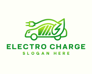 Electric Car Battery logo design