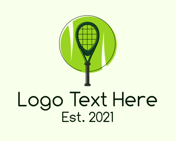 Tennis Tournament logo example 1