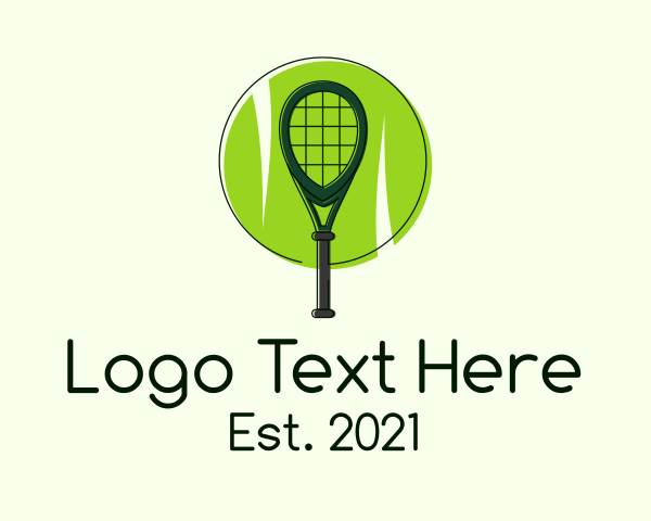 Tennis Court logo example 3