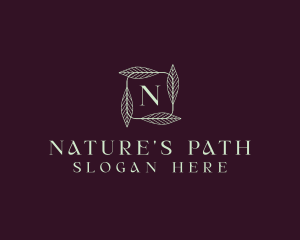 Natural Herbal Leaf  logo