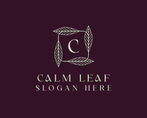 Natural Herbal Leaf  logo design