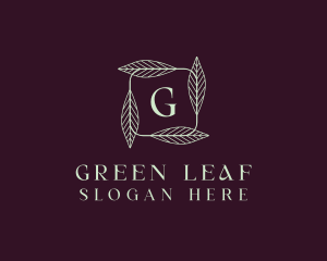 Natural Herbal Leaf  logo design