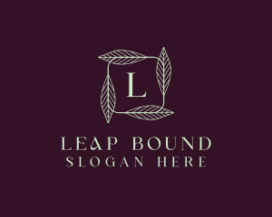 Natural Herbal Leaf  logo design