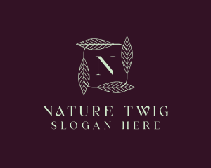 Natural Herbal Leaf  logo design