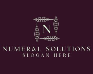 Natural Herbal Leaf  logo design