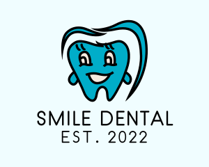 Pediatric Dental Cartoon  logo design