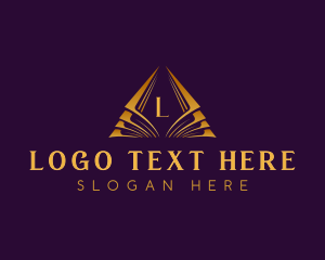 Premium Elegant Pyramid logo