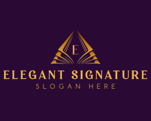 Premium Elegant Pyramid logo design