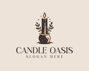 Leaf Candle Light logo
