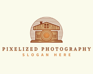 Photography Studio Lens logo design