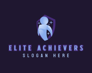 Strong Person Achiever logo design