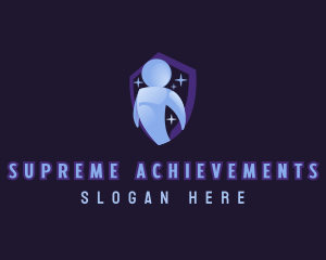 Strong Person Achiever logo design